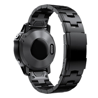 TitanLink – Luxe Titanium Link Band for Garmin QuickFit 22/26mm