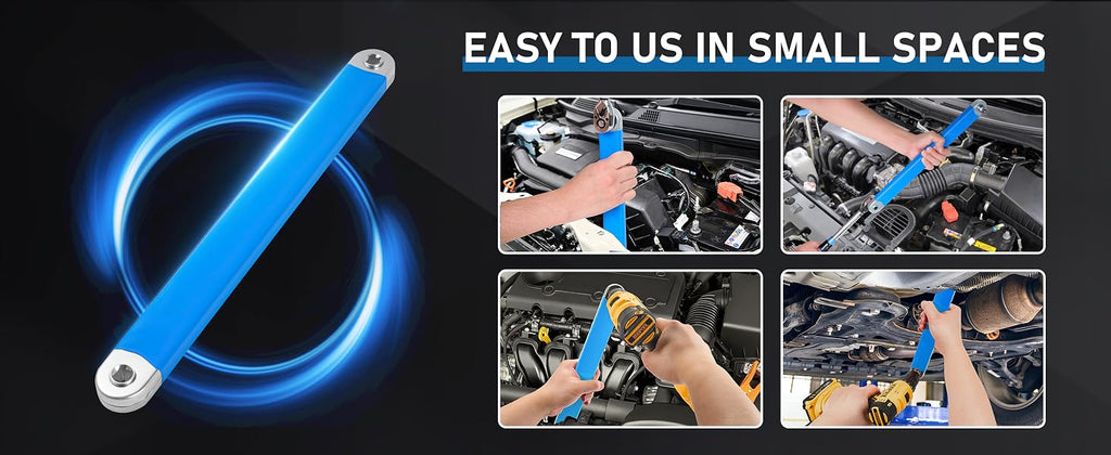 Offset wrench extension operation