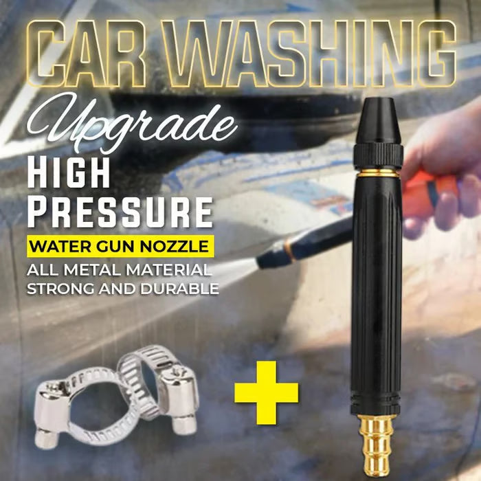 🔫JetEase – High-Pressure Car Wash Water Gun with Booster Nozzle