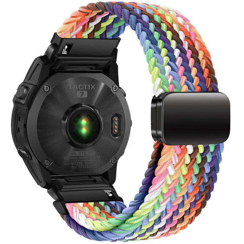 MagWeave – Magnetic Buckle Stretch Nylon Band for Garmin QuickFit 20/22/26mm