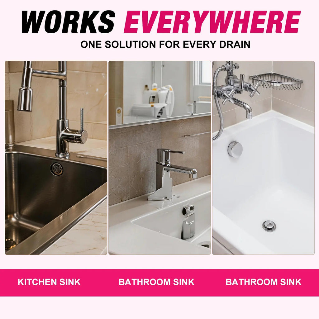 DrainBloom – Foaming Drain Cleaner for Kitchen & Bathroom Drains
