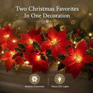 Festive flowers with a soft glow