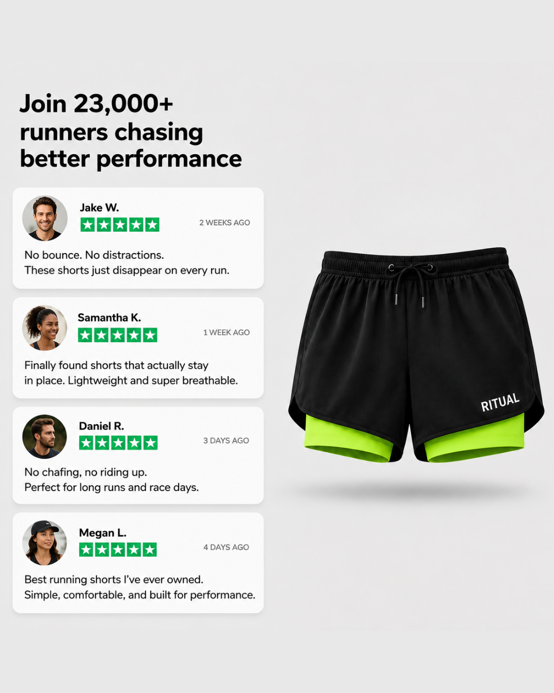 AeroStride – 2-in-1 Running Shorts with Compression Liner & Phone Pocket