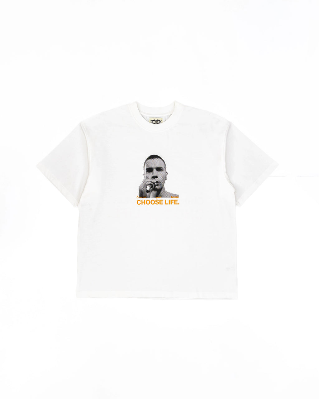 ChooseLife – Trainspotting Heavyweight Boxy Cotton T-Shirt, White