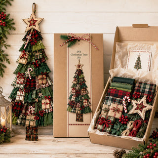 PatchworkWelcome – Beginner-Friendly Oversized DIY Tree Door Hanging Kit