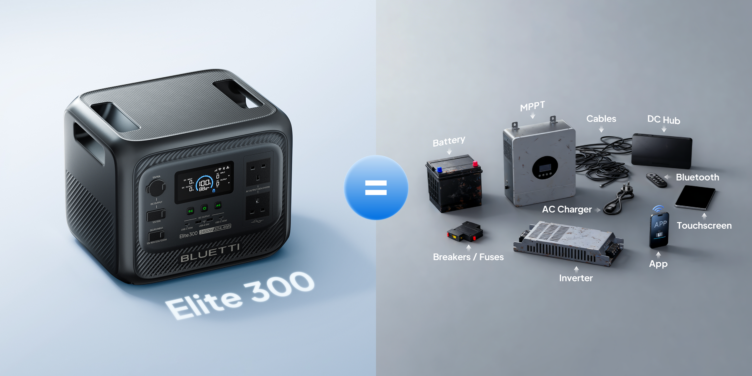 CampCore Elite 300 – 3,014.4 Wh Portable Power Station with 2,400 W Output