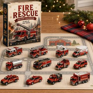 FleetCountdown – 24-Day Toy Vehicle Advent Calendar in Four Themed Fleets