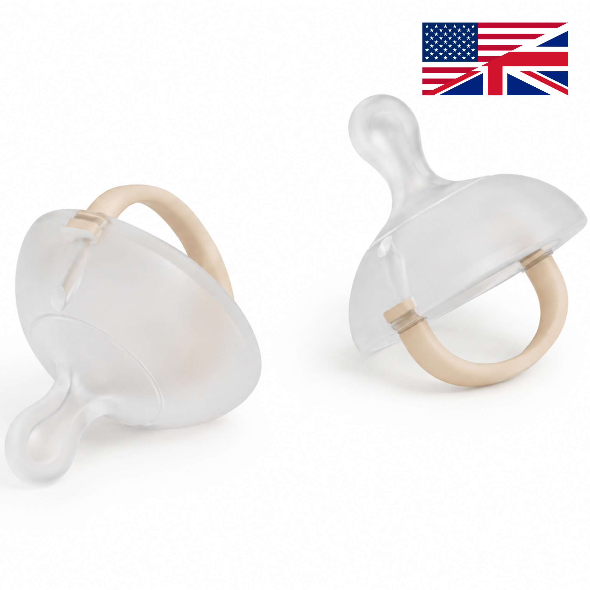 Nuckly – Breast-Like Premium Pacifier Starter Set, 2 Pack