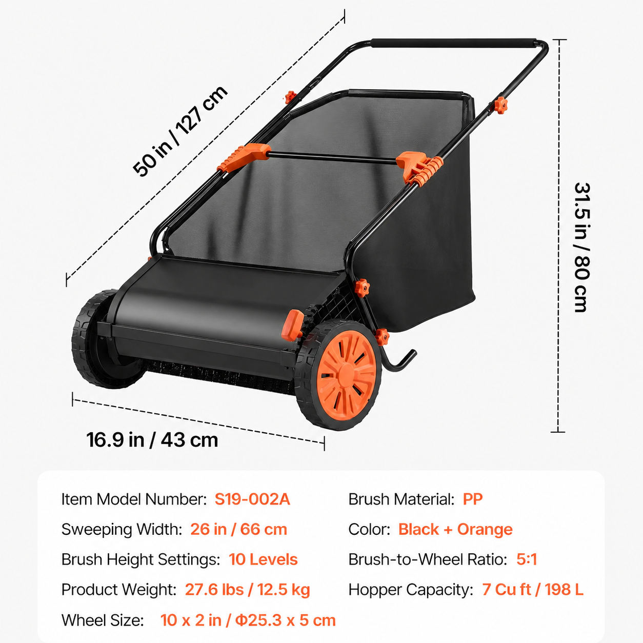 YardSweep – 🔥 Push Lawn Sweeper & Leaf Collector 🌿