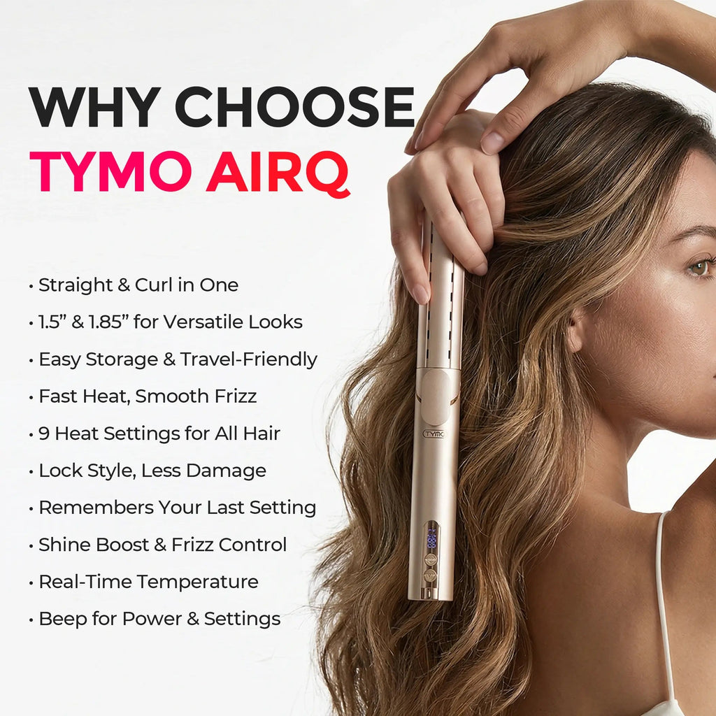 CurlShift – 2-in-1 Adjustable-Barrel Hair Straightener & Curler with Cool Airflow