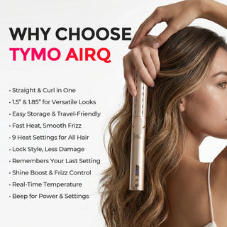 CurlShift – 2-in-1 Adjustable-Barrel Hair Straightener & Curler with Cool Airflow