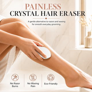 ✨ GlideSilk – Crystal Hair Eraser for Reusable Hair Removal & Exfoliation