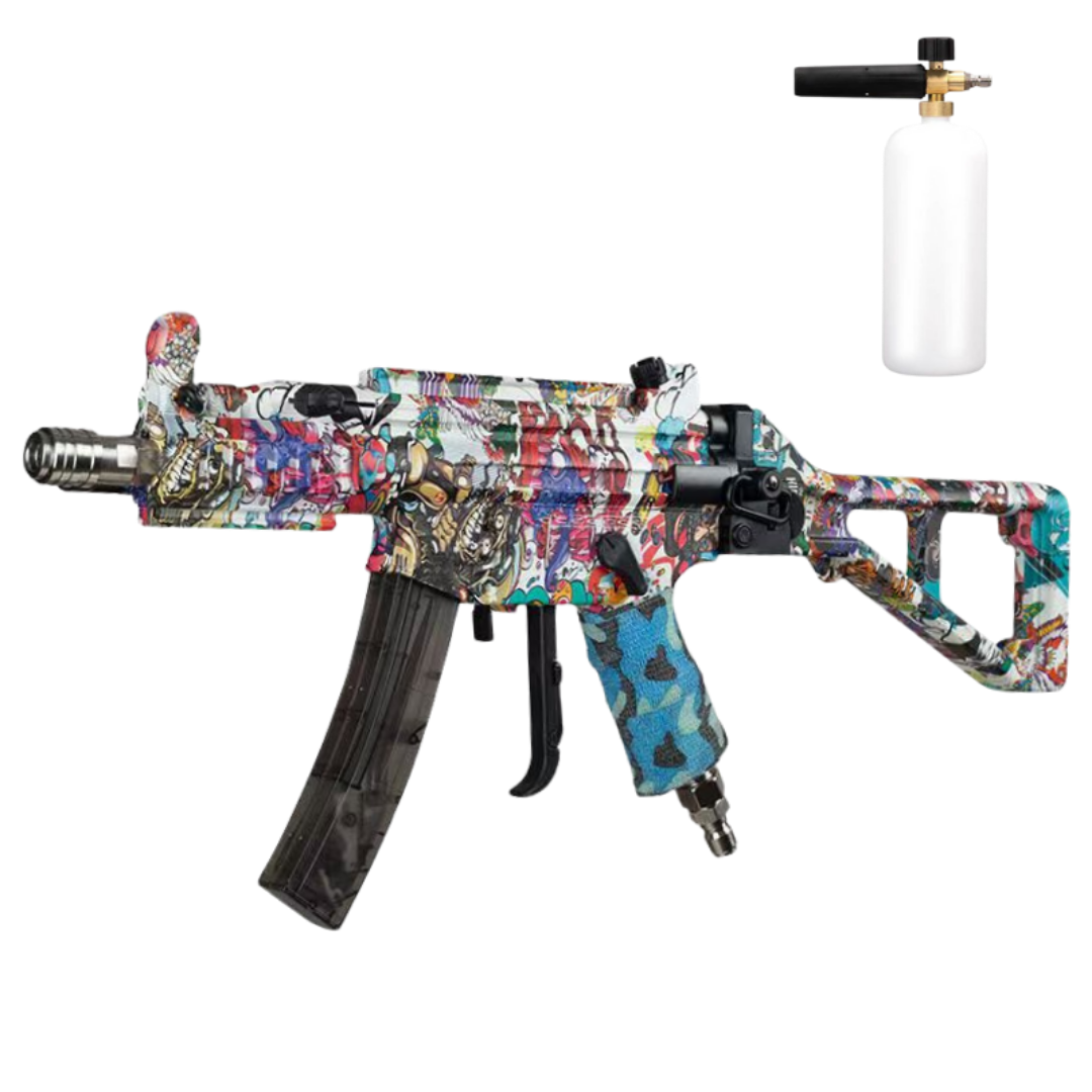 TurboWash X – Tactical-Style Pressure Washer Gun with Foam Cannon