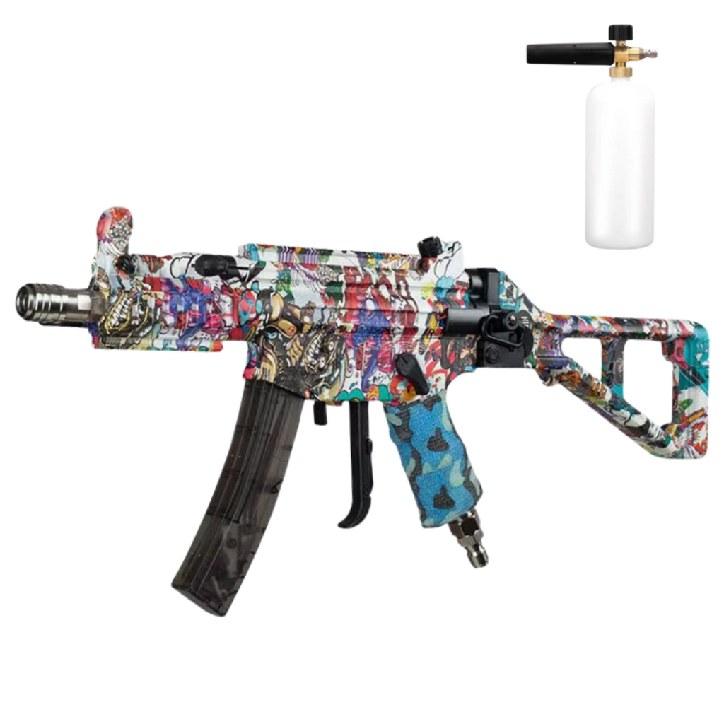 TurboWash X – Tactical-Style Pressure Washer Gun with Foam Cannon