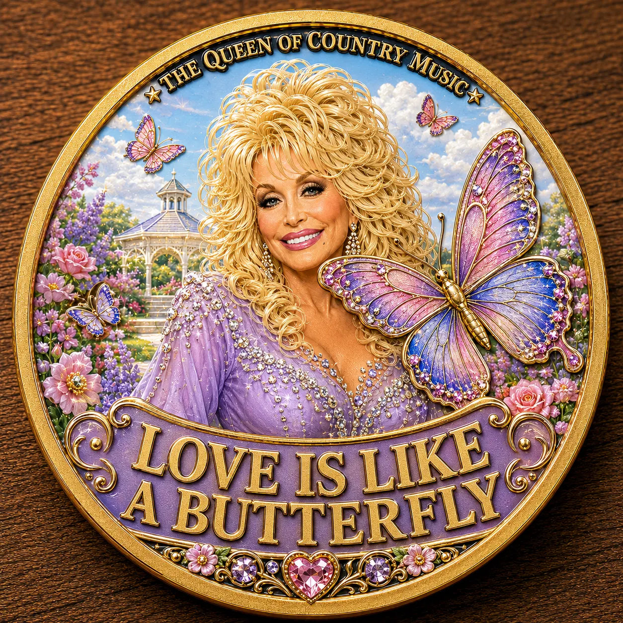 🦋 ForeverInSong – 🎸 Dolly Parton 9-Piece Tribute Coin Collector’s Set