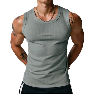RibFlex – 💝💝 Men's Wide Strap Ribbed Tank Top