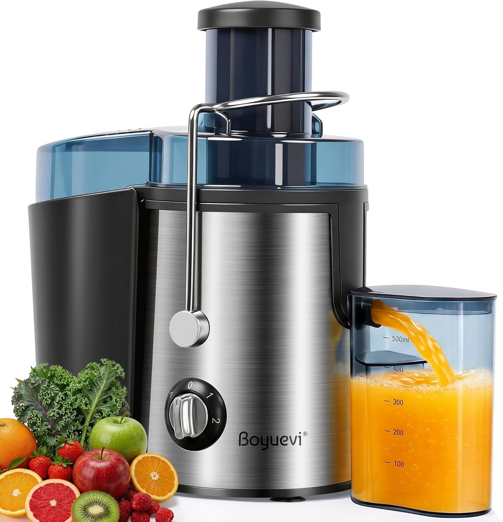 JuiceSwift – 800W Whole-Fruit Centrifugal Juicer