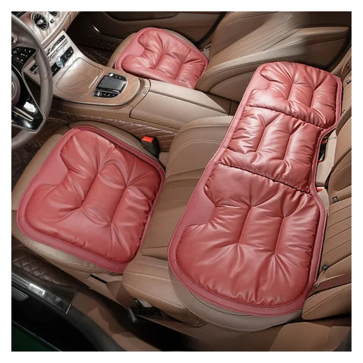 CushySeat – Skin-Friendly, Dirt-Repellent PU Leather Car Seat Cushions