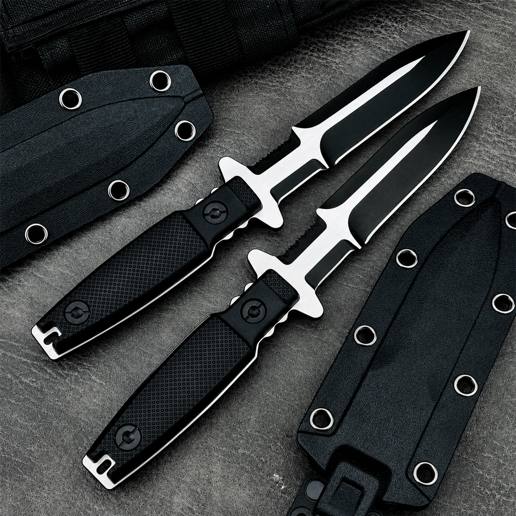 EdgeForge – Tactical Portable Outdoor Knife with Kydex Sheath