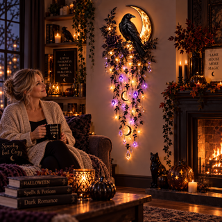 MoonlitCascade – ✨✨ Elegant Halloween Cascade Wall Light