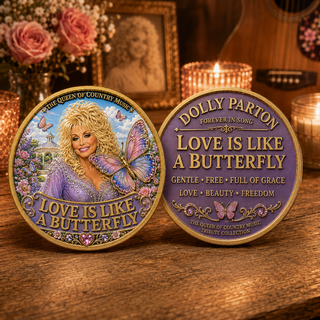🦋 ForeverInSong – 🎸 Dolly Parton 9-Piece Tribute Coin Collector’s Set