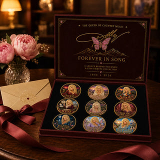 🦋 ForeverInSong – 🎸 Dolly Parton 9-Piece Tribute Coin Collector’s Set