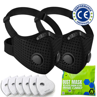 AirShield Pro – BASE CAMP® N Pro Reusable FFP3 Dust Mask Combo Kit