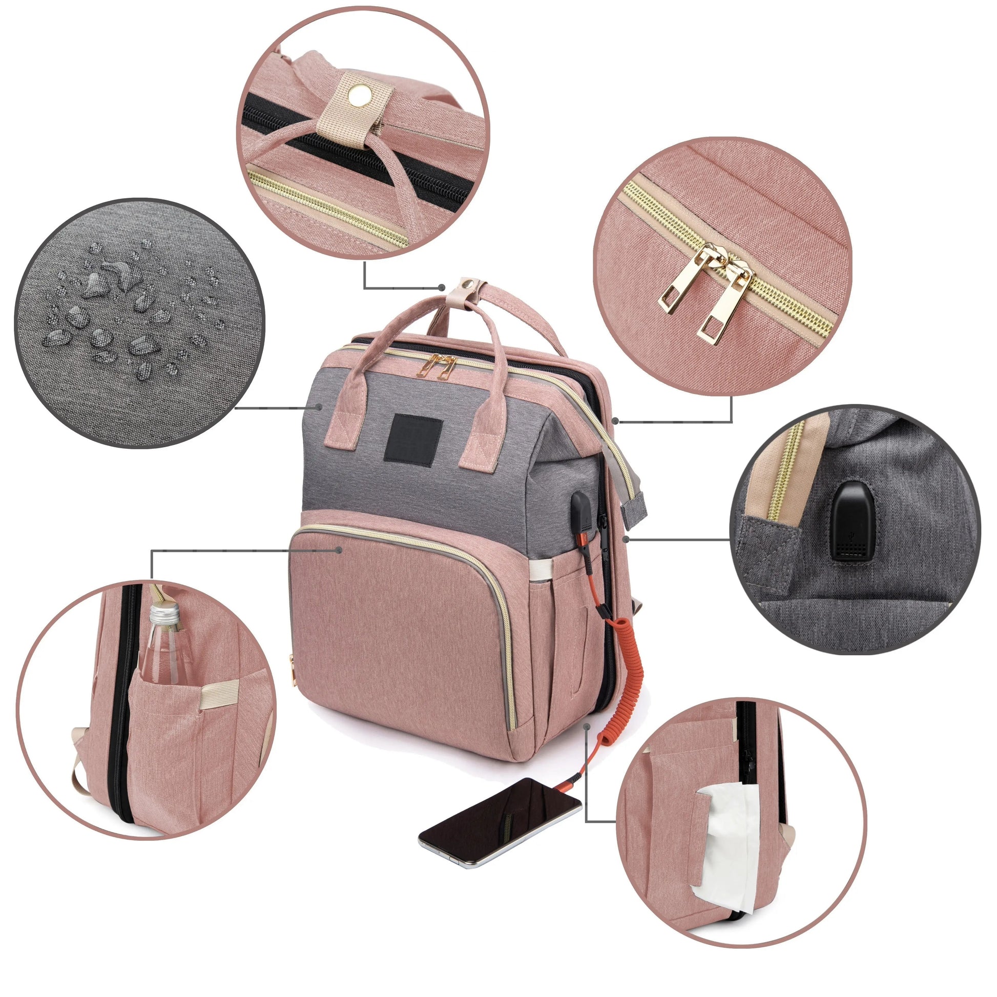 SPRING OFFER: Teeny Traveler™  -  Diaper Bag + FREE SHIPPING! 📦 - Premium Diaper Bags from WackyVenture - Just €77.95! Shop now at WackyVenture