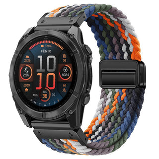 MagWeave – Magnetic Buckle Stretch Nylon Band for Garmin QuickFit 20/22/26mm