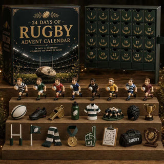 ScrumCount – 🏉 Rugby Advent Calendar with 24 Unique Acrylic Charms
