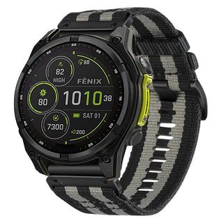 TrailWeave – Nylon Canvas Strap for Garmin QuickFit 20/22/26mm Watches