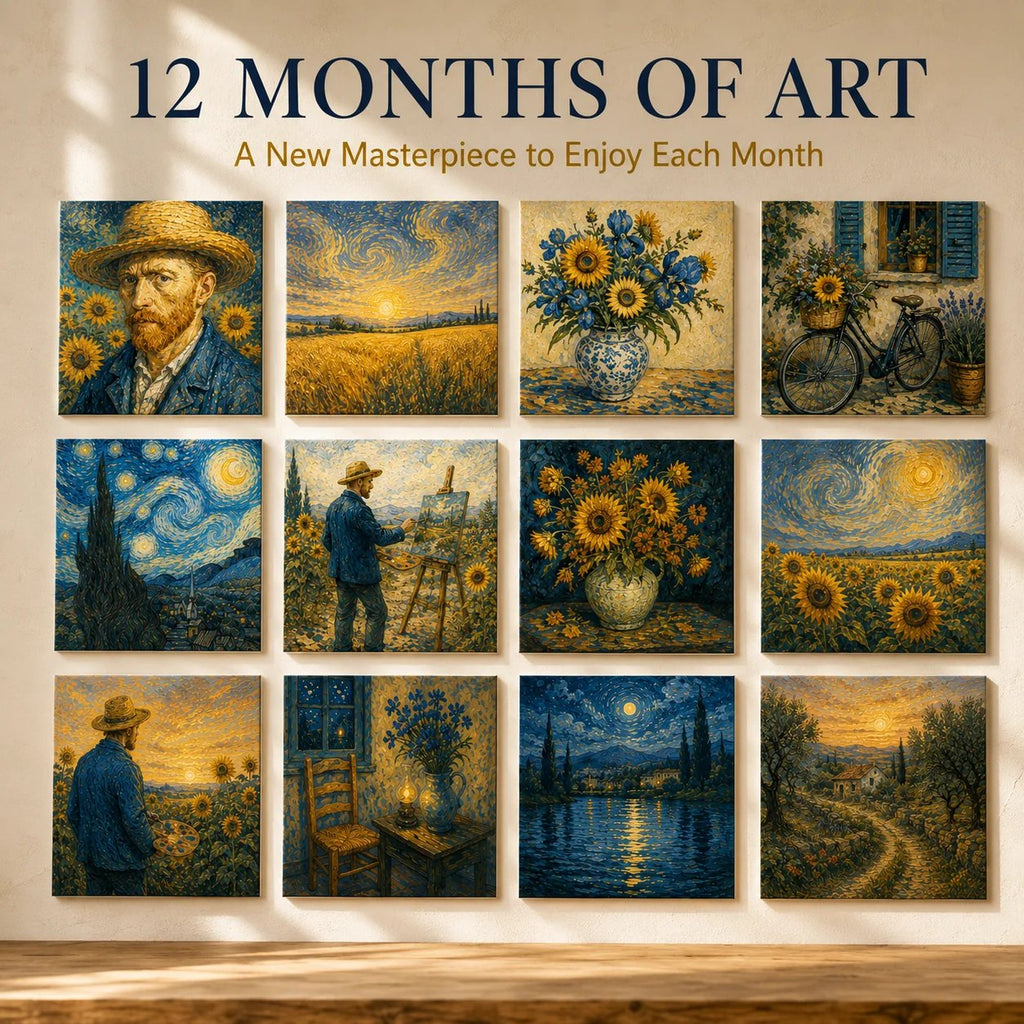 StarryYear – 🎨 Van Gogh–Inspired 2027 Wall Calendar With 12 Monthly Artworks