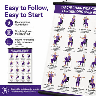 ChairFlow – Illustrated Chair Tai Chi and Yoga Charts