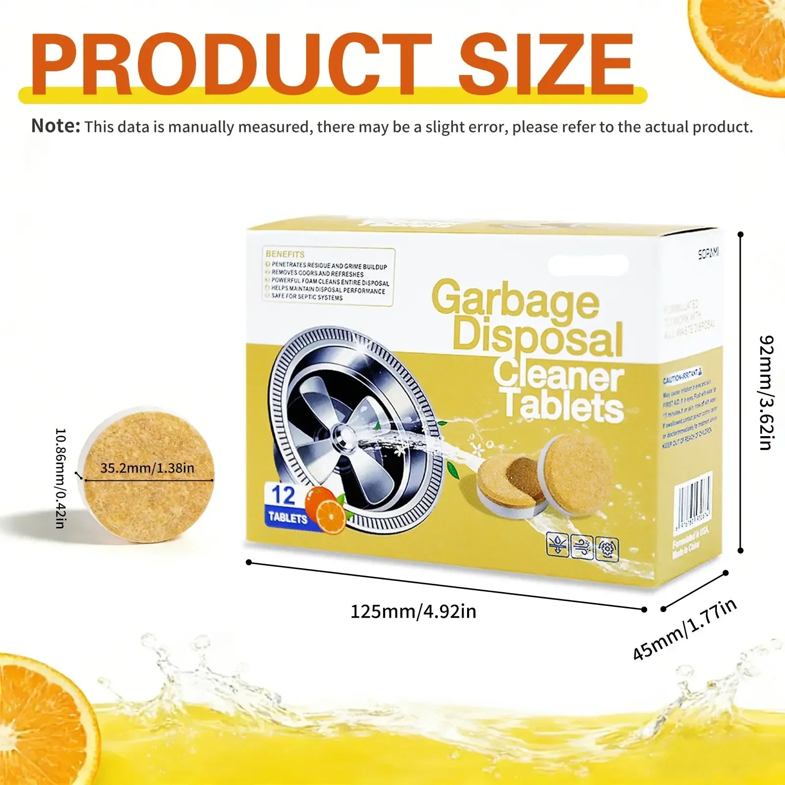 FoamFresh – Deep Clean Garbage Disposal Cleaner Tablets