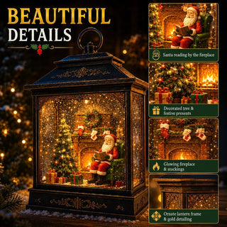 🎅 SantaGlow – Magical Fireplace Lantern 🎄 Bring Christmas Home ✨