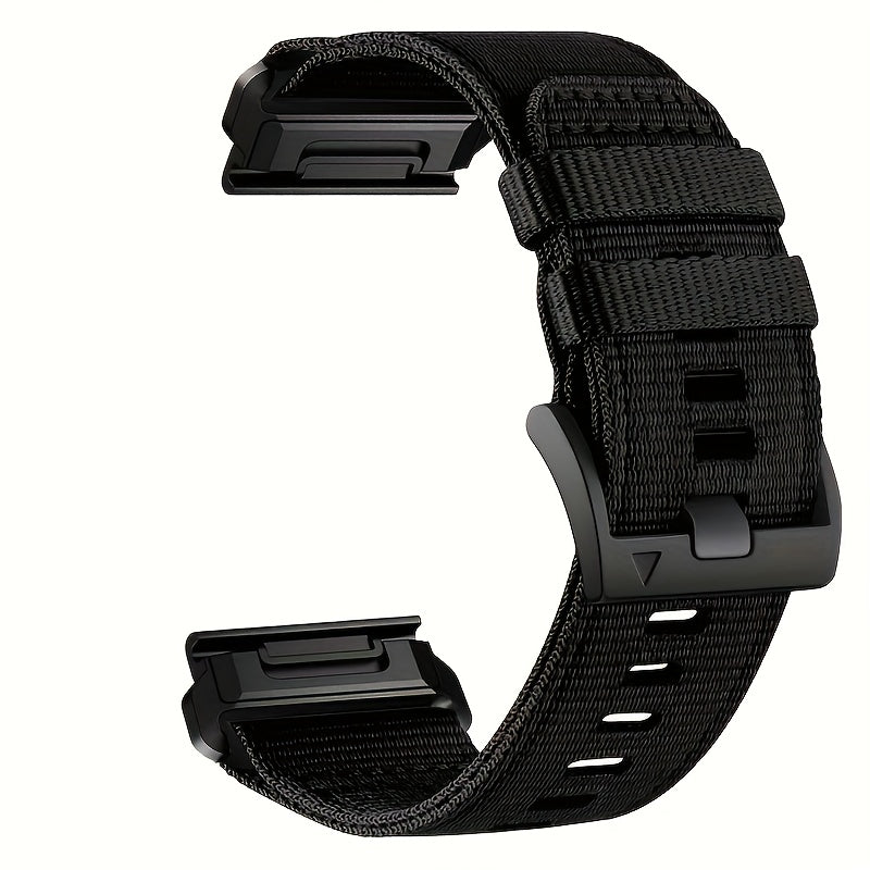 TrailWeave – Nylon Canvas Strap for Garmin QuickFit 20/22/26mm Watches
