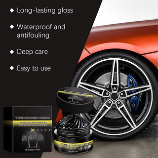 ✨ GlossGrip – Tire Wax That Restores Black Gloss, Blocks UV & Repels Dirt 🚗
