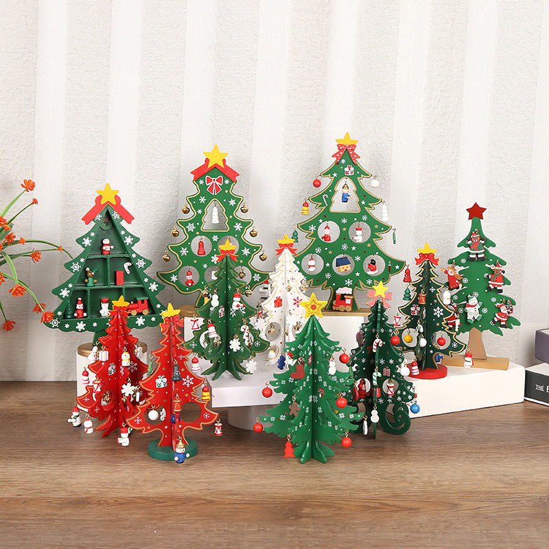 TinyTrim – 🎄🎅 DIY Wooden Christmas Tree Ornament Set to Build, Decorate & Play ✨