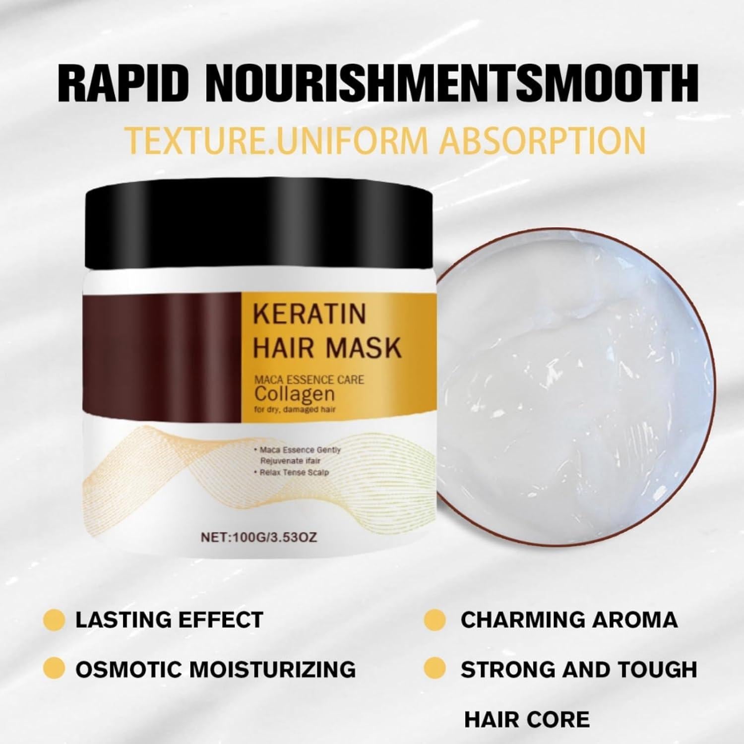 SilkRevive – Herbal Collagen Hair Revival Mask💁‍♀️🧴