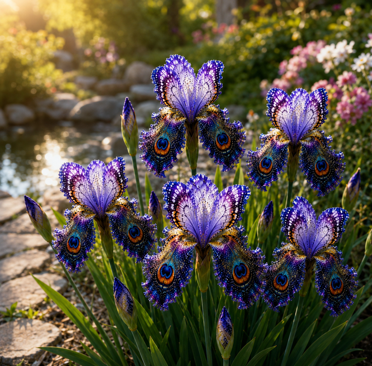 FlutterIris – Butterfly Iris Bulbs for a Magical Garden Showstopper
