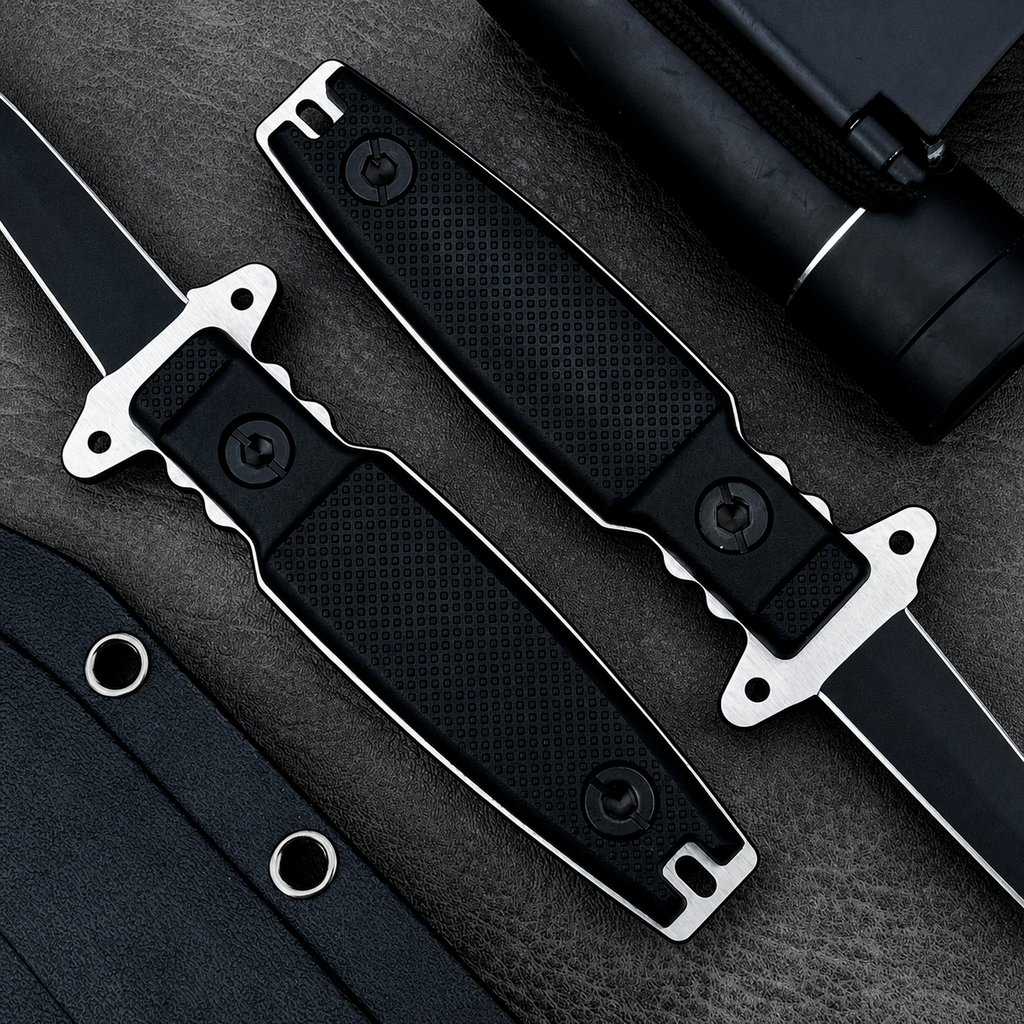 EdgeForge – Tactical Portable Outdoor Knife with Kydex Sheath