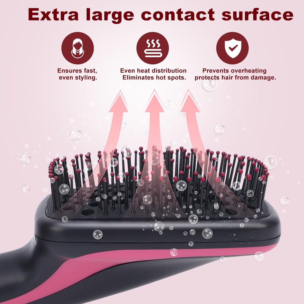 Wide comb hot air brush design