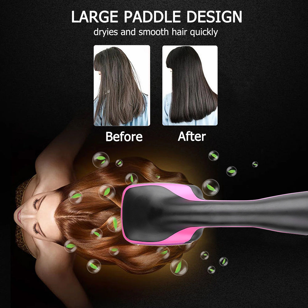 GlideAir – 🔥 2-in-1 Hot Air Brush & Hair Dryer for Fast Drying, Straightening & Everyday Styling