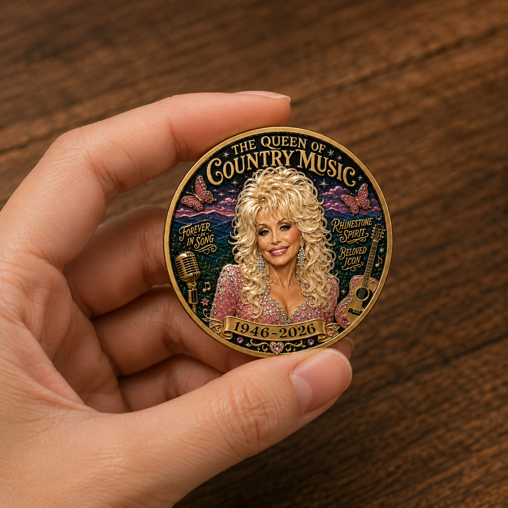 🇺🇸 ForeverInSong – 🎸🦋 Queen of Country Music Memorial Commemorative Coin