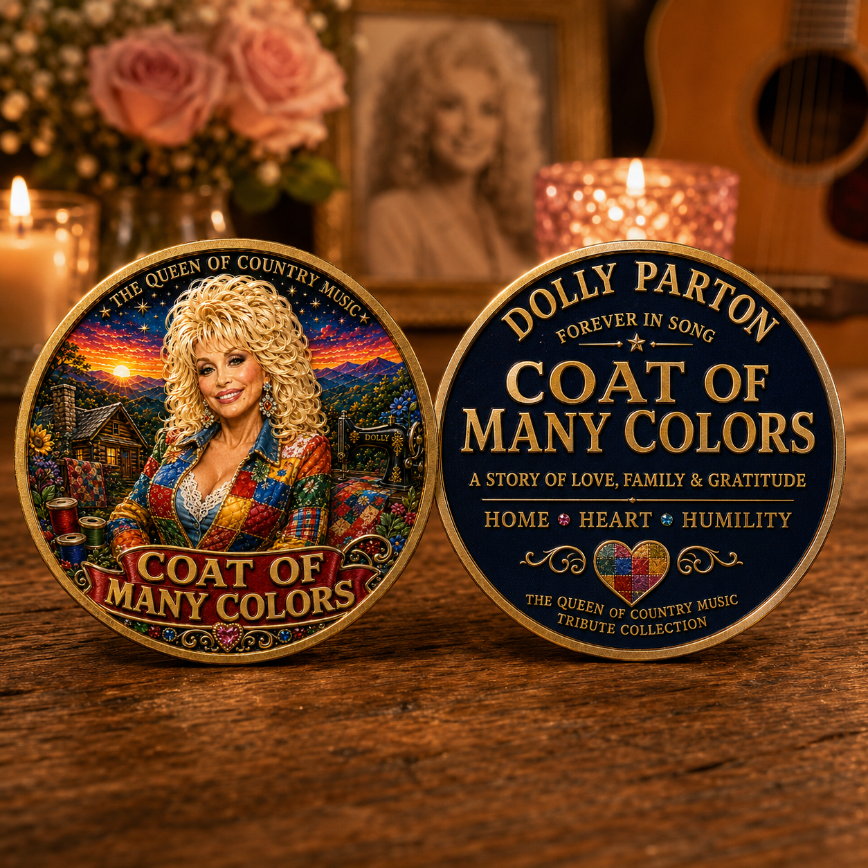 🦋 ForeverInSong – 🎸 Dolly Parton 9-Piece Tribute Coin Collector’s Set