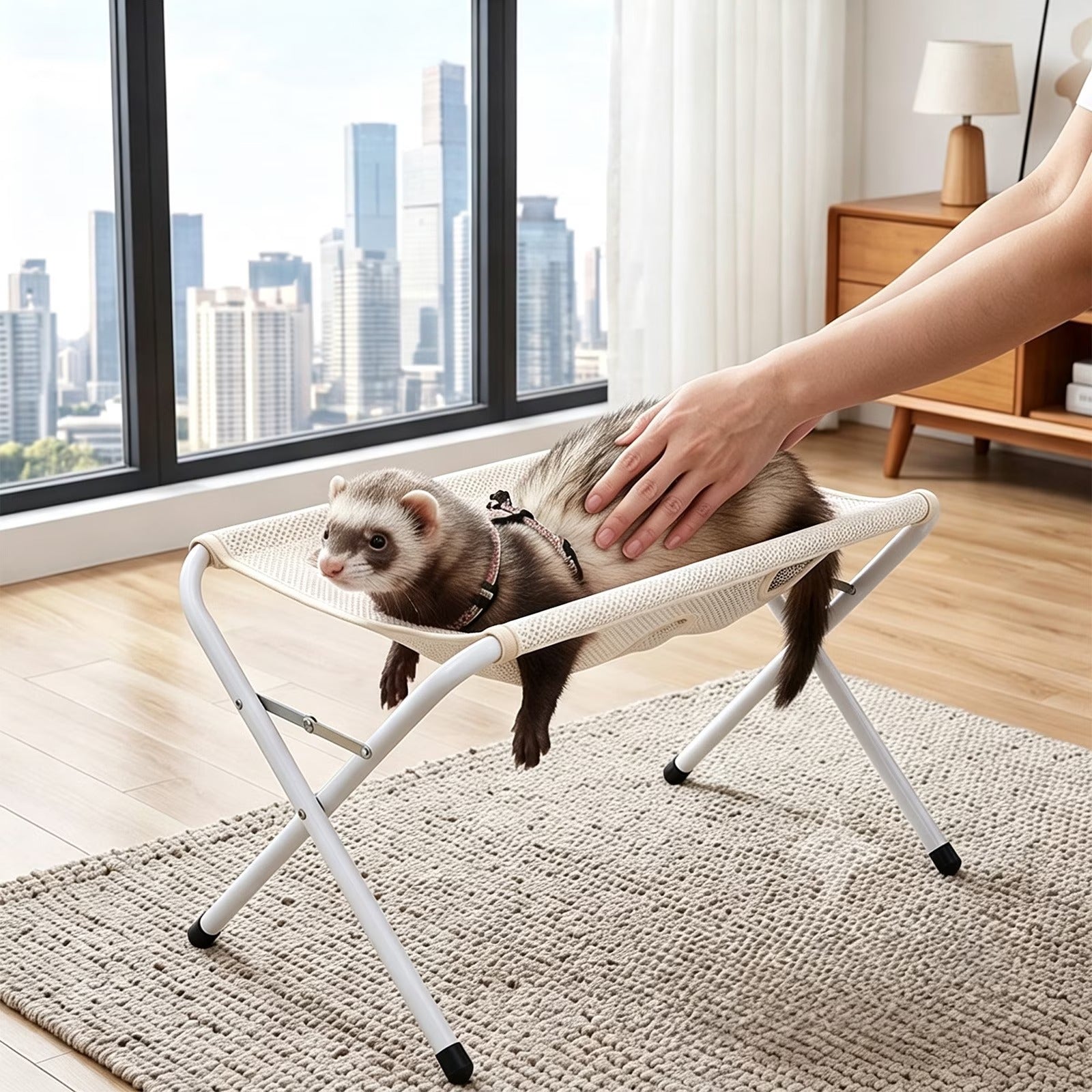 GroomNest – Foldable Pet Grooming Stand