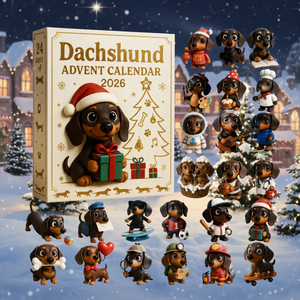 🎄🐾 DoxieDecember – 2026 Dachshund Advent Calendar 🐶✨