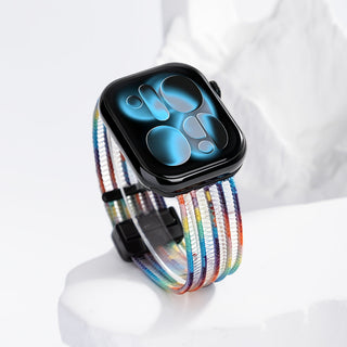 AiryWeave – Breathable Fishnet Silk Band for Apple Watch