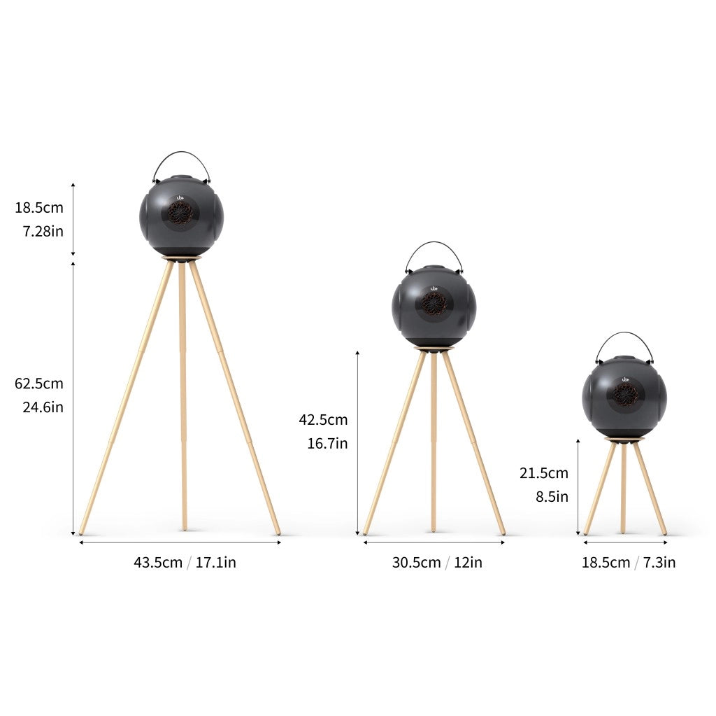 SphereBass – Round Bluetooth Speaker with 93dB Sound and 40Hz Deep Bass