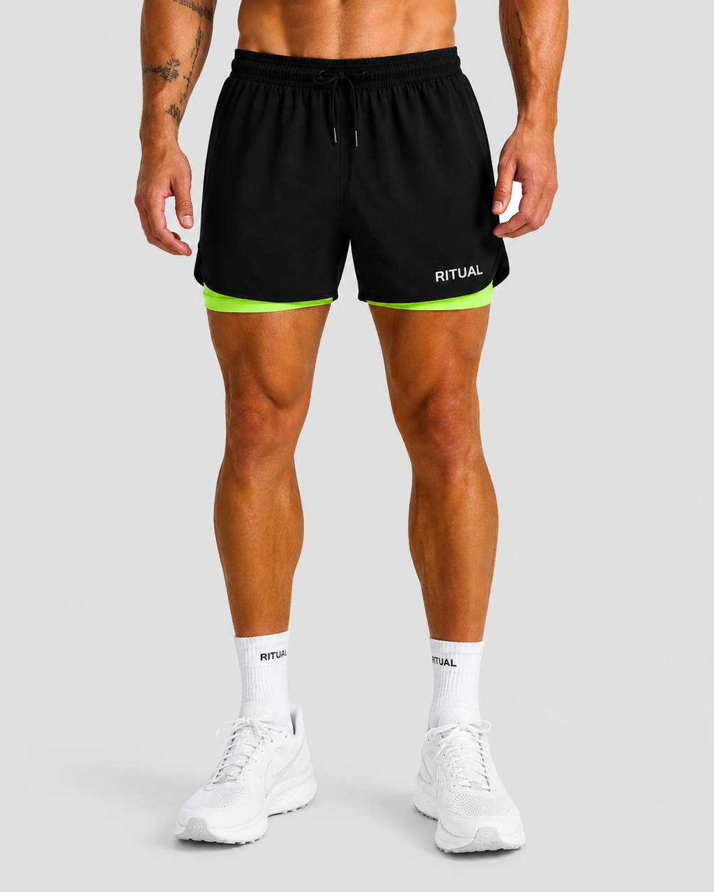 AeroStride – 2-in-1 Running Shorts with Compression Liner & Phone Pocket